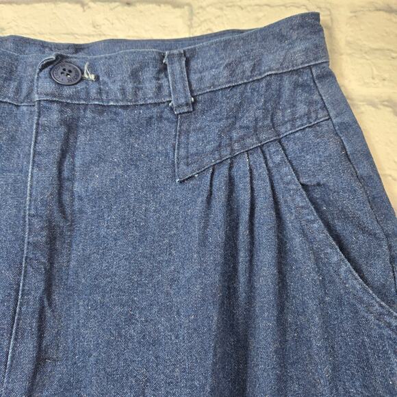 Vintage Cherokee Women's Jeans Pleated Tapered Front Yoke Dark Wash size 12 READ - Picture 5 of 15